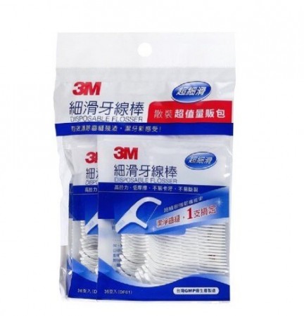 3M 細滑牙線棒散裝量販包 (144支/包)